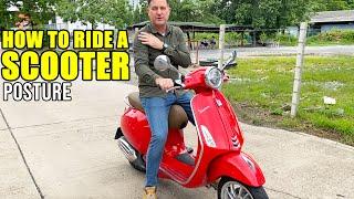 HOW TO RIDE A SCOOTER  Posture  Part 1