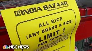 Indias ban on rice export triggers panic buying across the U.S.