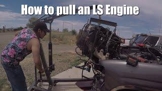 How to Pull an LS Engine from a Donor Truck