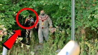 Top 10 SCARIEST Clown Sightings Caught on Video Scary Clown Videos