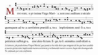 The Memorare Gregorian Chant