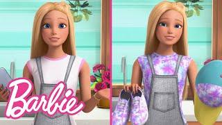 @Barbie  DIY Fashion Hacks ft. TIE DYE & SPARKLE PURSE CRAFTS  Barbie Vlogs