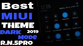 Best Dark Mode Theme MIUI 10 2019 Redmi Note 5 Pro