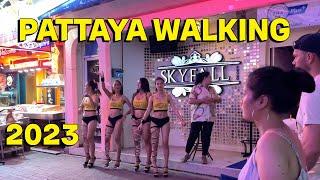 【 4K】Pattaya Walking Street Thailand 2023 Night Life