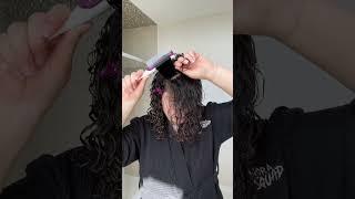 HOW I STYLE THE TOP OF MY CURLY HAIR WITH NO PART