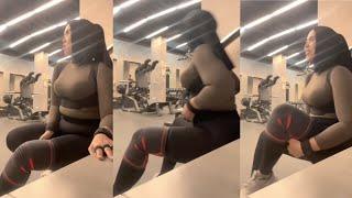 Hijab Style Try On Set Legging List Fitnes Gym Zumba Aerobic Spandek Nilon