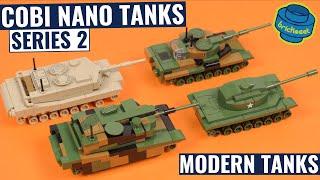 COBI Modern Nano Tanks 172 Incl K2 Black Panther - SERIES 2 Speed Build Review + Scale Comparison