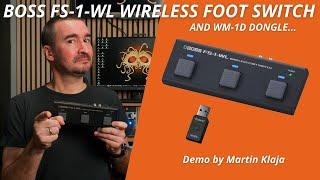 BOSS  FS-1-WL Wireless Foot Switch  Demo by Martin Klaja