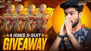 5 X-Suit Giveaway by @LoLzZzGaming  Luckiest crate opening of BGMI History