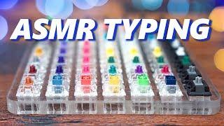 ASMR Keyboard Typing - Clicky Tactile & Linear no talking