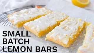 Small Batch Lemon Bars for Two