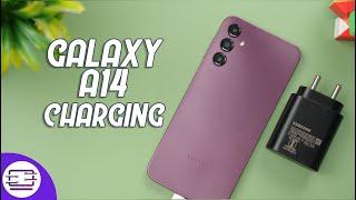 Samsung Galaxy A14 Charging Test ️️ 15W Fast Charging 