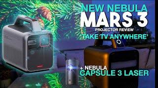 Nebula Mars 3 Projector  Take the Cinema Anywhere with an Image Size up to 200
