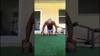 **200 Rep Dumbbell Push-Up Challenge #PushUpChallenge ##motivation #workout #fitfam