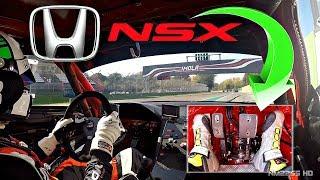 Honda NSX 3.5L Stroker V6 ITBs ONBOARD @ Imola + Footwork Cam with Heel-Toe