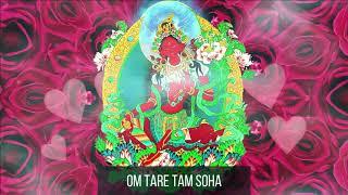 1 Hour  Red Tara Mantra  Om Tare Tam Soha Mantra  True Love Manifesting Mantra 