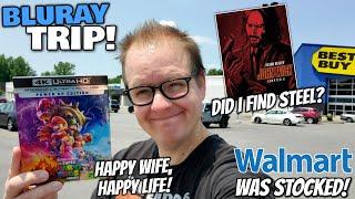 BLURAY Hunting TRIP - The Search For JOHN WICK 4 Steel Stocked WALMARTS And A HAPPY Wife