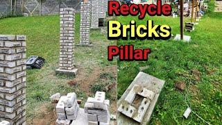 How To Build Multiple Brick Pillar Step By Step