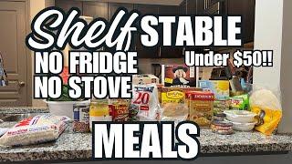 14 CHEAP meals NO Fridge NO STOVE EASY to make