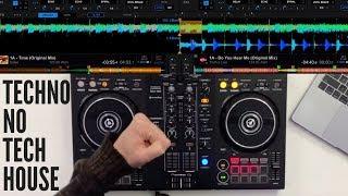 DJ mixagem apimentada utilizando break de Techno no Tech House