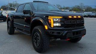 2024 Ford F150 Raptor R in Agate Black Metallic Full Walk Around