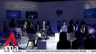 WEF in China Climate crisis global energy transition geopolitical tensions in focus