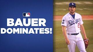 New Dodgers pitcher Trevor Bauer DOMINATES with 1-hit performance