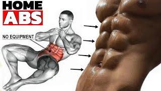BEST 8 PACK ABS WORKOUT AT HOME  No Equipment 