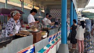 CENTRAL ASIAN BIGGEST BAZAR IN TASHKENT  CHORSU BAZAAR  Sagban Food