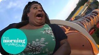 Alison Hammond Takes a Hilarious Ride on the New Toy Story Land Slinky Dog Coaster  This Morning