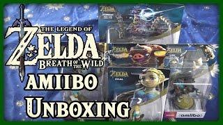 THE LEGEND OF ZELDA BREATH OF THE WILD amiibo UNBOXING IN 4K