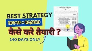 BEST STRATEGY For UPPCS pre in 140 days #uppcs #uppcs2024 #statepcs #upexam2024 #strategy #prelims