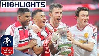 Crystal Palace 1-2 Manchester United 201516 Emirates FA Cup Final  Goals & Highlights