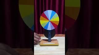 Newtons Colour Disc #light #rainbow #whitelight #cbse #icse