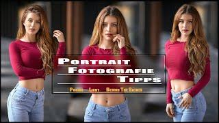 Portrait Fotografie mit Tageslicht Tipps  Posing Behind the Scene