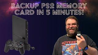 How to backup PS2 memory card saves quickly