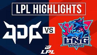 JDG vs LNG Highlights ALL GAMES  LPL 2024 Spring  JD Gaming vs LNG Esports