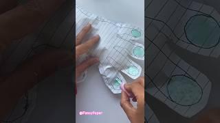 how to make paper nails squishy hand #diy #nails #papercraft #squishy #asmr