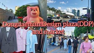 Shopping in korea vlog Dongdaemun Design plazaDDP and Market