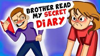 Brother read my secret diary  Animated Story about diary