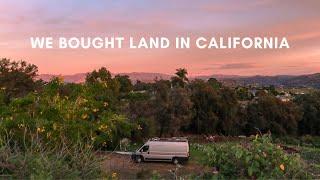 After 5 Years Of Van Life We Saved Enough To Buy 3.5 Acres in Southern California