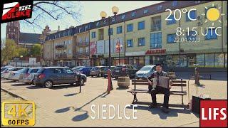 4k POLAND‍️#WALK  SIEDLCE 🪗  60fps #PrzezPolskę