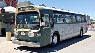 4K Ride on a Classic 1974 GMC T6H-4523N Fishbowl Bus