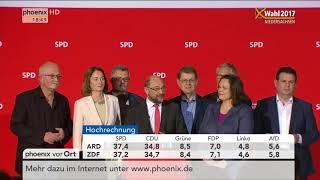 Martin Schulz zum Wahlerfolg der SPD bei der Landtagswahl in Niedersachsen am 15.10.17