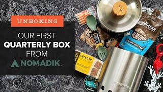 Theres a Solo Stove in This?  Unboxing Our First QUARTERLY Box from Nomadik - Fall 2022