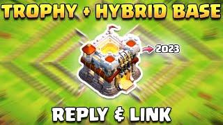 Best TH11 Trophy & Hybrid Base 2023  Town Hall 11 Base with Reply & Link  Clash of Clans