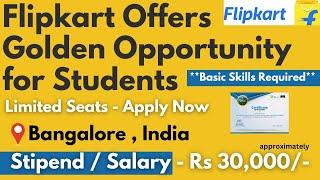 Flipkart Recruitment 2023  NO Interview Direct Entry  Flipkart Jobs  Jobs for Freshers