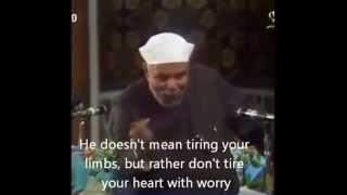 Sustenance - Rizq - Hadith Qudsi - Sheikh Mohammed Metwaly ESharawy