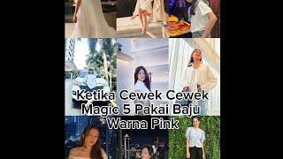 Ketika Cewek Cewek Magic 5 Pakai Baju Warna PINK