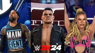 WWE 2K24 First Look At Jey Uso Gunther Maxxine Dupri & More
